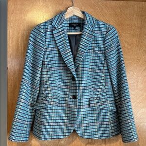 Vintage Talbots Houndstooth Tailored Blazer